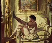 William Orpen Sunlight oil painting on canvas